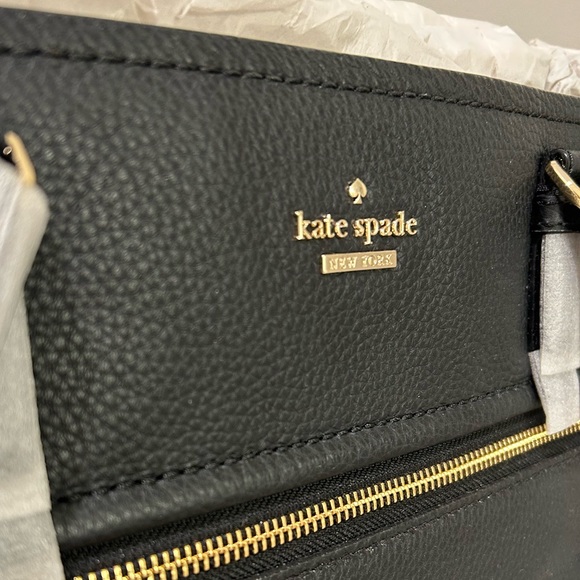 Kate Spade New York- Jackson Street Kiernan Large Black Shoulder Bag NWT - Picture 6 of 10